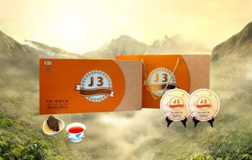 中茶窖藏六堡茶J3茶饼介绍及参考价格