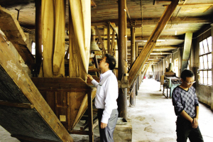 湄潭红茶制茶生产线至今已逾70岁