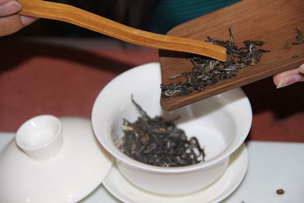 普洱茶生茶冲泡方法（以曼松茶为例）