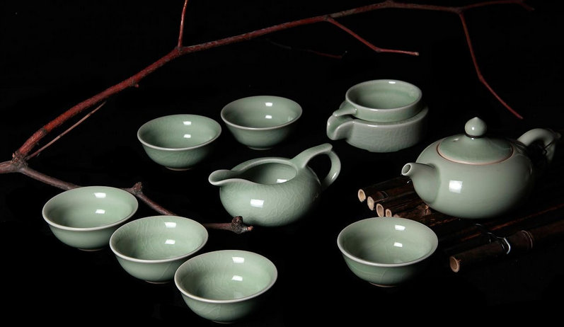汝窑茶具的釉色分类