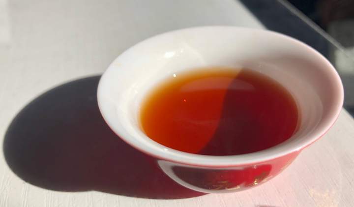 2016冰中岛望在品普洱熟茶：“生平喝过第二好喝的熟茶”