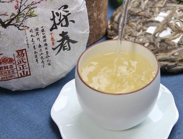 2017年海湾茶业探春系列“易武正山”普洱生茶
