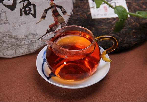 2017年海湾茶业老同志“晋商”普洱熟茶400g