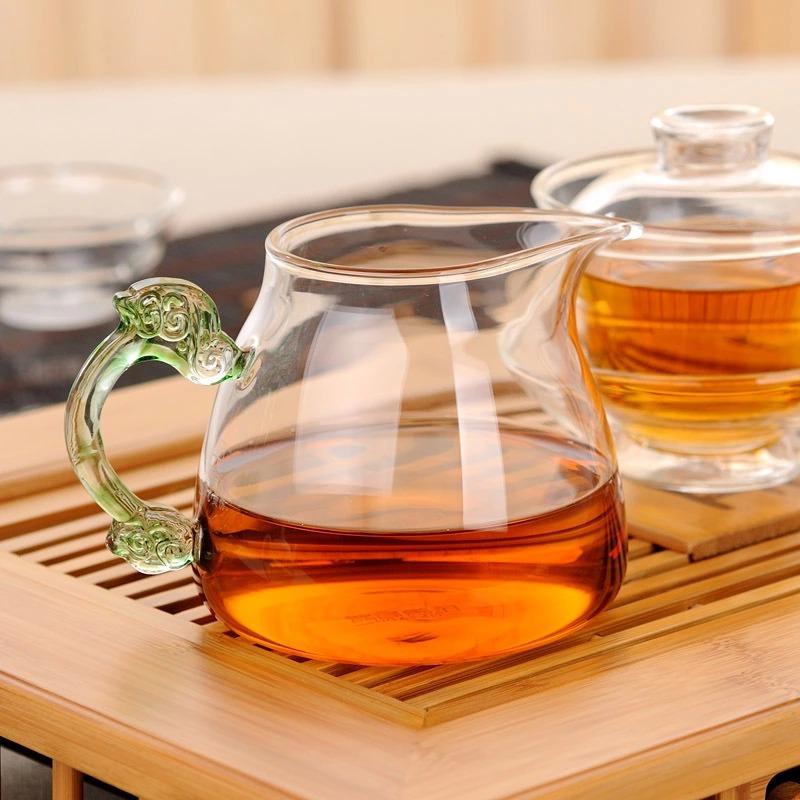 玻璃茶具在泡茶中体验一种动态美感的艺术欣赏