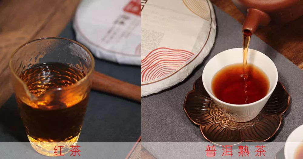 汤色红亮，普洱熟茶是红茶吗？都有什么区别？