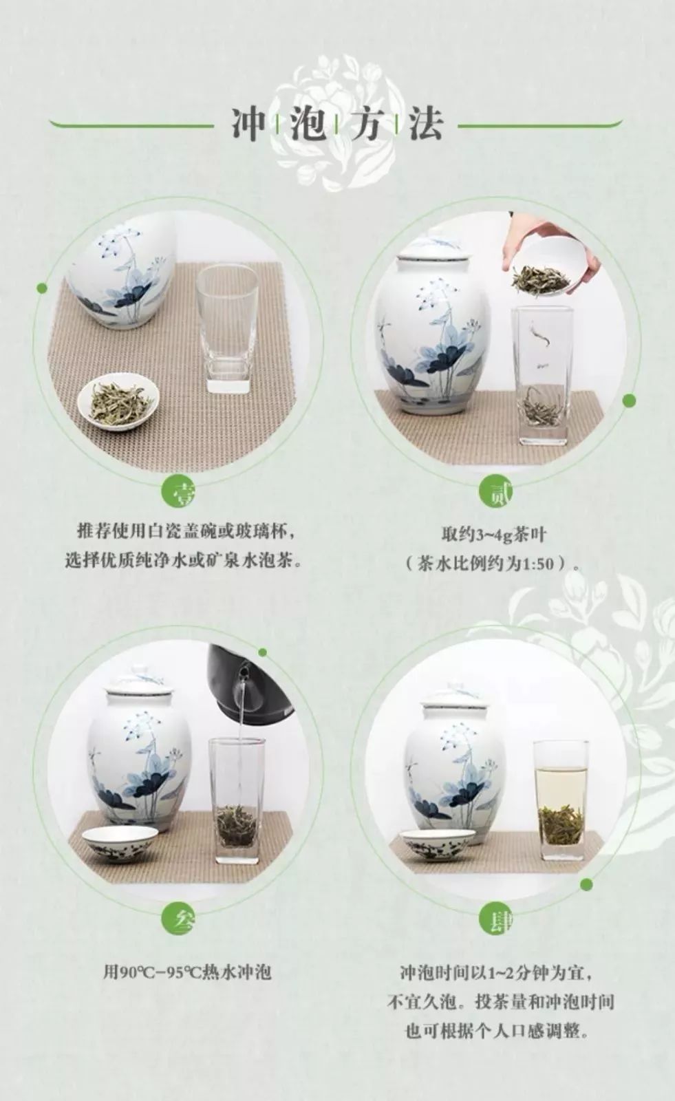 福鼎白茶的泡法图片