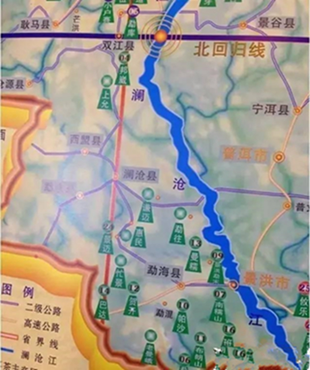 最全云南普洱茶山头分布地图及茶性特点