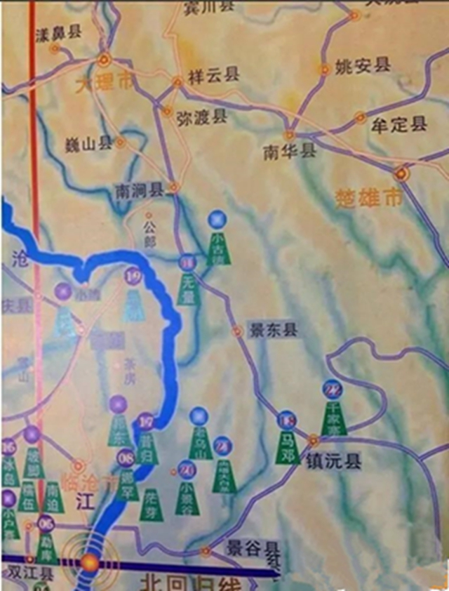 最全云南普洱茶山头分布地图及茶性特点