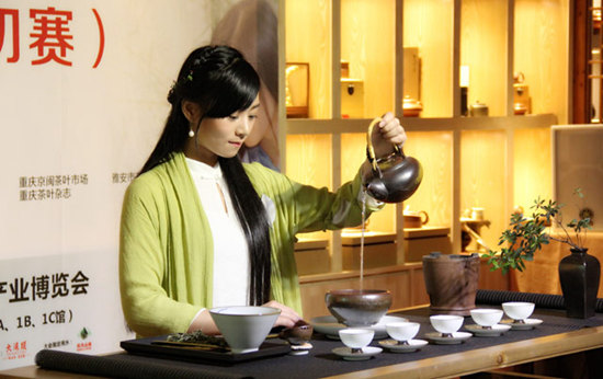 重庆最美茶艺师，美爆了！