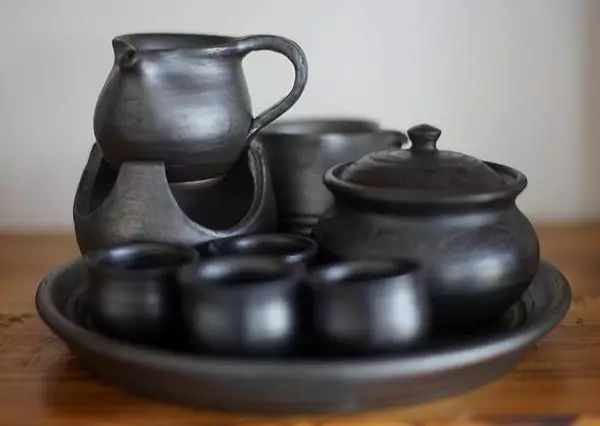 剑川品黑陶烤茶，竟然使用一套获国家金奖茶具