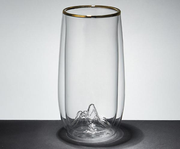 高档水晶双层玻璃杯