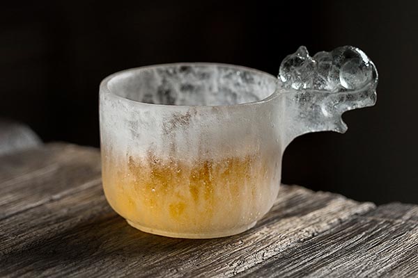 古法冰冻烧琉璃茶杯