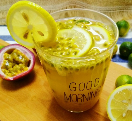 百香果柠檬蜂蜜茶——抗疲劳、减肥